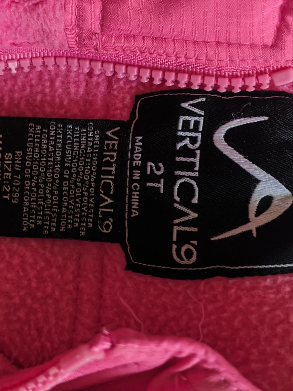 Girls' Bright Pink Insulated Snow Overalls with Fleece Bib